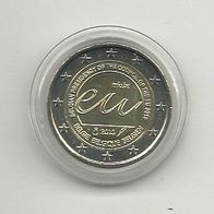 Belgien 2 Euro Gedenkmünze 2010 EU-Ratspräsidentschaft unzirkuliert