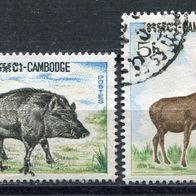AKa037 Kambodscha gestempelt o, Michel 212-13, 1,30 M€, (2012)
