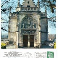Postkarte, Azay Chapelle Saint-Hubert, 70er Jahre, gelaufen