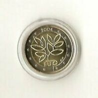 Finnland 2 Euro Gedenkmünze 2004 Erweiterung der Europäischen Union unzirkuliert