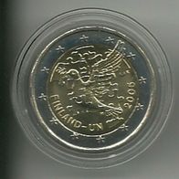 Finnland 2 Euro Gedenkmünze 2005 Vereinte Nationen UNO unzirkuliert