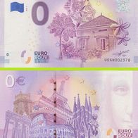 0 Euro Schein Ile de la Reunion UEGH 2018-1 selten Nr 2378