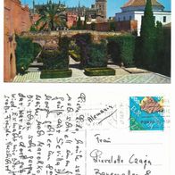 Postkarte, Sevilla Giralda, 70er Jahre, gelaufen