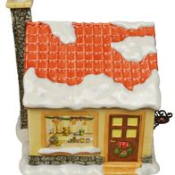 Goebel "Spielzeugladen" mit Musikwerk 18,5 cm Kapelle Winterdorf Winterwald 2006 NEU