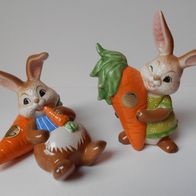 Goebel Ostern "Kleiner Feinschmecker + Kleine Feinschmeckerin" Hase mit Karotte 2014