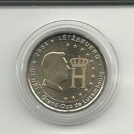 Luxemburg 2 Euro Gedenkmünze 2004 großherzogliche Dynastie unzirkuliert