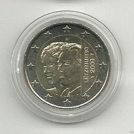 Luxemburg 2 Euro Gedenkmünze 2009 Großherzogin Charlotte unzirkuliert