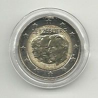 Luxemburg 2 Euro Gedenkmünze 2011 Jeans zum Stadthalter unzirkuliert