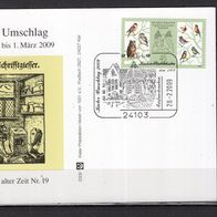 BRD / Bund 2009 Ausstellungspostkarte Kieler Umschlag 2009 mit MiNr. 2661 Sonderstemp