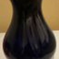 Schöne Keramikblumenvase Dunkelblau