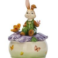 Goebel Ostern Spieluhr "Der Frühling erklingt" Musikwerk 2012 Hase Schmetterling NEU