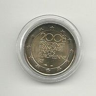 Frankreich 2 Euro Gedenkmünze 2008 EU-Ratspräsidentschaft unzirkuliert