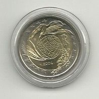 Italien 2 Euro Gedenkmünze 2004 Welternährungsprogramm unzirkuliert