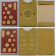 1977-Soviet Union-Official Coin Set-Proof Like- Leningrad Mint