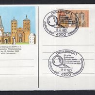 BRD / Bund 1983 Sonderpostkarte 84. Deutscher Philatelistentag mt MiNr. 1035 Sonderst