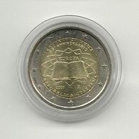 Italien 2 Euro Gedenkmünze 2007 50 Jahre Römische Verträge Turin unzirkuliert