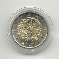 Italien 2 Euro Gedenkmünze 2008 60 Jahre Menschenrechte unzirkuliert