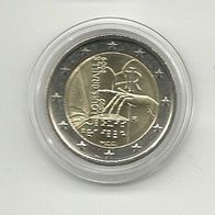 Italien 2 Euro Gedenkmünze 2009 Louis Braille unzirkuliert