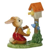 Goebel Ostern "Komm ich fütter Dich!" Gartenhasen 2012 Vogelhaus Hase Vögel NEU + OVP