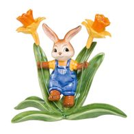 Goebel Ostern "Kleiner Akrobat" Hase Frühlingserwachen 2017 Narzisse Schaukel NEU OVP