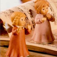 Goebel Nina & Marco "Kleiner Flötenspieler & Dirigent" 2-tlg. Engelkapelle 2011 NEU