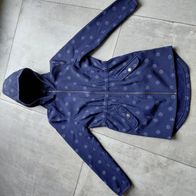 Blaue Sommerjacke Parka Übergangsjacke Mantel Gr. 140 Yigga