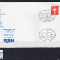 BRD / Bund 1987 Sonderbeleg 750 Jahre Berlin mit MiNr. 848 Sonderstempel Kiel