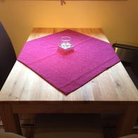 Pichler "CORDOBA" - Tischdecke 80 x 80 cm beere NEUwertig !