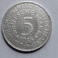 5 DM Münze 1956 D 625/1000 Silber 11,2 Gramm