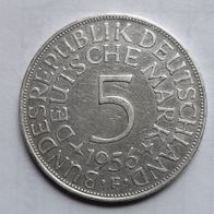 5 DM Münze 1956 F 625/1000 Silber 11,2 Gramm