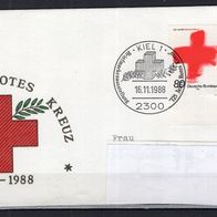 BRD / Bund 1988 Ausstellungsbeleg Briefmarkenausstellung 125 Jahre mit MiNr. 1387