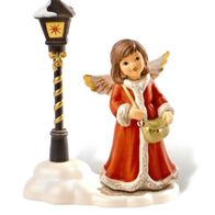 Goebel "So viele Leckereien" Weihnachtsengelmarkt Engel mit Laterne 15cm 2010 NEU OVP