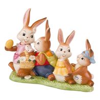 Goebel Ostern "Im Gänsemarsch" 13 cm 4 Hasen beim Wandern Osterüberraschung 2016 NEU