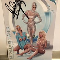 Autogrammkarte Erotikmodel Micaela Schäfer 3 - Original - Signiert - gut
