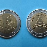 Vatikan 2 Euro 2005 Specimen Probe Prägung DTgL (W100)