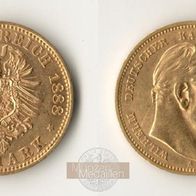 Preussen Kaiserreich Gold 10 Mark 1888 A Kaiser Wilhelm I. (1861-1888)