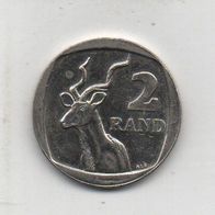 Münze Südafrika 2 Rand 2004