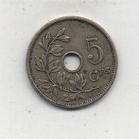 Münze Belgien 5 Centimes 1906