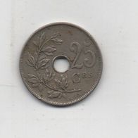 Münze Belgien 25 Centimes 1929