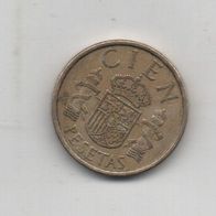 Münze Spanien 100 Peseten 1986