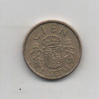 Münze Spanien 100 Peseten 1989