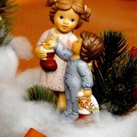 Goebel Nina & Marco "Der Nikolaus war da" 11 cm Im Advent 2013 Weihnachtsmann NEU OVP
