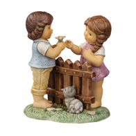 Goebel Nina und Marco "Für Dich! For You!" Limited Edition 2012 Gartenzaun Katze NEU