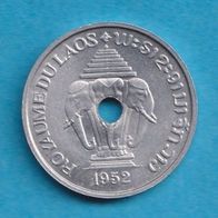 Laos 20 Cent 1952 Top