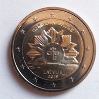 Lettland 2 Euro Gedenkmünze 2019 Die aufgehende Sonne unzirkuliert