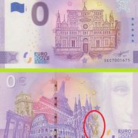 0 Euro Schein Monastero della Certosa di Pavia (PV) SECT 2020-1 selten Nr 1676