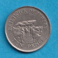 Jersey 10 Pence 1992