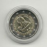 Slowakei 2 Euro Gedenkmünze 2009 17. November 1989 unzirkuliert