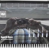 Fritz!Box 7590 XK, geringe Gebrauchsspuren, Update+zurückgesetzt