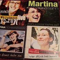 Martina Schwarzmann - 4 CDs (Wer Glück hat Kommt, So Schee kons, ., Deaf´s a Bissal